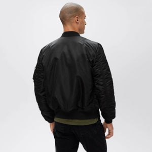 Chaquetas Bomber de Manga Larga para Hombre, Personalizadas al por Mayor, Sostenibles, de Alta Gama, Resistentes al Viento, Impermeables y Transpirables, Servicio OEM - Product Image 3