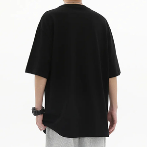 Venta al por mayor de alta calidad de diseño personalizado Puff impresión Camiseta para los hombres de ajuste de gran tamaño al mejor precio-¡Menos es más! - Product Image 5