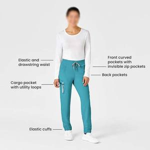 Pantalones Jogger de Mujer con Diseño Personalizado, Logotipo Personalizado, Estilo Urbano, Cintura Plana, Transpirables, Ecológicos, de Poliéster/Algodón, de Secado Rápido - Product Image 6