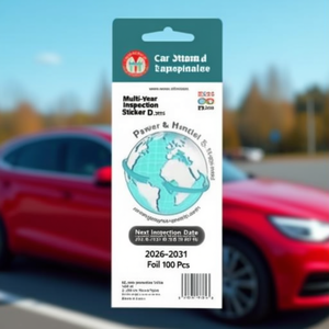 Etiqueta de Inspección Multianual D.30mm Fecha de Próxima Inspección 2026-2031 Lámina 100 Unidades - Product Image 3