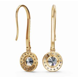 Exclusivos Pendientes de Diamantes Redondos de 14 Quilates de Oro, Diseño de Alta Costura, Corte Redondo, Joyería Cultivada en Laboratorio, Venta al por Mayor, Proveedor OEM - Product Image 3