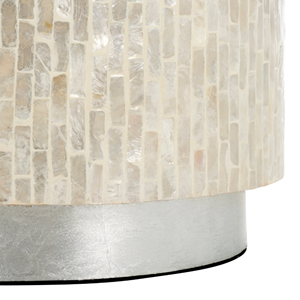 โต๊ะกาแฟทำมือจากเปลือกหอยมุกสุดหรู ทนทาน เป็นมิตรกับสิ่งแวดล้อม สไตล์โบโฮโบราณ สีครีม สำหรับห้องนั่งเล่น เฟอร์นิเจอร์เวียดนาม - Product Image 5