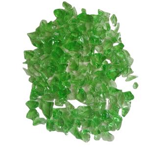 Cristaux de verre recyclés vert perroquet pour revêtement de sol de chambre à coucher, salons, hôpitaux - Fabrication d'agrégats, épaisseur de 3 mm à 12 mm - Product Image 1