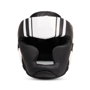 Vente chaude Vêtements d'entraînement de boxe de combat avec protège-tête en matériau PU personnalisé Équipement d'entretien OEM pour les protège-tête MMA - Product Image 1