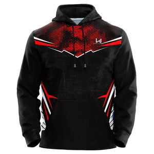 Sweatshirts à capuche en tricot personnalisés de haute qualité pour hommes Sweatshirts à capuche imprimés lourds surdimensionnés personnalisés par transfert de chaleur Impression DTG Logo personnalisé - Product Image 1