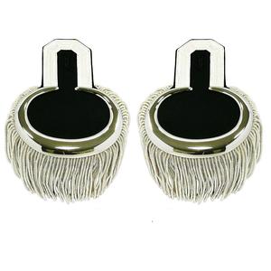 Épaulettes de luxe brodées en dentelle et fil de bullion, accessoires d'uniforme personnalisés pour la promotion - Product Image 6