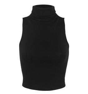 Top New Deal col roulé sans manches haut court pour les femmes pour formel et décontracté confortable conception de couleur personnalisée fabriqué au Bangladesh - Product Image 2