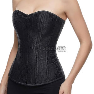 Corset haut en dentelle gothique de luxe pour femmes, mode haut de gamme, vente en gros OEM/ODM - Product Image 5