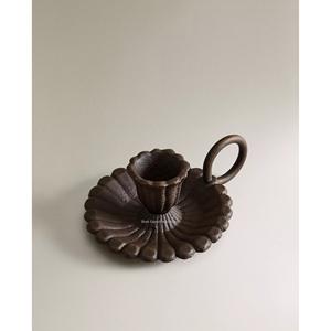 Candelero cónico de Metal de último diseño, acabado rústico antiguo para el hogar y la decoración de mesa de Navidad, portavelas - Product Image 2