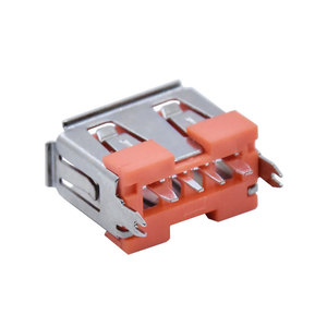 Cao hiện tại <span class=keywords><strong>USB</strong></span> <span class=keywords><strong>2</strong></span>.<span class=keywords><strong>0</strong></span> Loại một cổng 180 độ dọc Dip 4 pin <span class=keywords><strong>USB</strong></span> một cáp sạc Nữ kết nối - Product Image 2