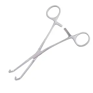 Excellent Condition For Medical Use Easy Operation And Excellent Quality Cardiology Surgical Forceps Cooley Double-Angled Clamps