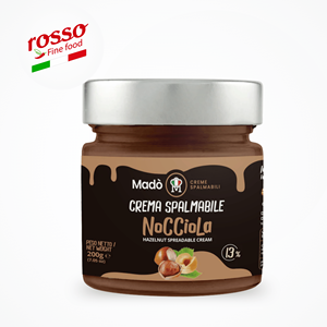 เฮเซลนัทสเปรดในขวดแก้ว 13% (200 กรัม) - ผลิตในอิตาลี - Product Image 1