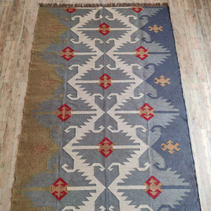 Handmade Sang Trọng Bông Kilim Thảm Tùy Chỉnh Handloom Thảm Có Thể Giặt Cầu Nguyện <span class=keywords><strong>Runner</strong></span> Cho Nhà Sử Dụng Cao Cấp Khu Vực Thảm & Bộ - Product Image 1