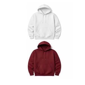 Sweat à capuche zippé pour homme, grande taille, en polaire tricotée à carreaux, respirant et à séchage rapide, avec logo personnalisé, haute qualité, faible MOQ - Product Image 4