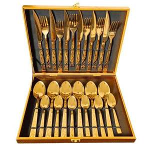 Service de Couverts Grand Royale Elite Dine, Ensemble de Couverts Métalliques Crown Serve, Service de Couverts Platinum Touch, Couverts Métalliques Noble Feast - Product Image 3