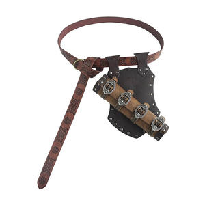 Cinturón Vikingo Medieval de Cuero Genuino Más Vendido, Estilo Guerrero Nórdico, Hecho a Mano, Resistente - Product Image 2