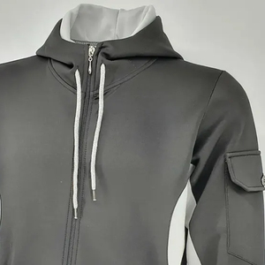 Ensemble sweat à capuche personnalisable avec options de broderie Sweat-shirt et pantalon surdimensionnés pour un usage quotidien décontracté et extérieur - Product Image 4