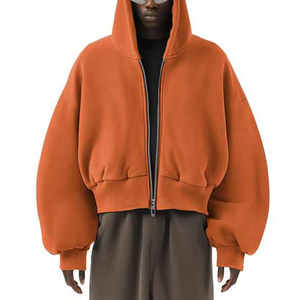 Nouveau design de sweats à capuche mélangés avec fermeture éclair pour hommes les plus vendus bas quantité minimale de commande de vente en gros de sweats à capuche délavés à l'acide pour hommes fabriqués au Pakistan sweats à capuche personnalisés pour hommes - Product Image 6