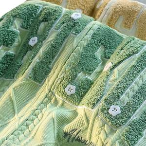 Sudadera con capucha de invierno de lana de algodón 100% personalizada a la moda, ropa informal de manga larga con patrón estampado, teñido liso, para invierno - Product Image 3