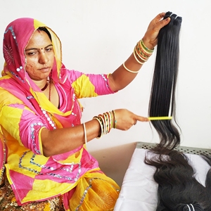 ผมชาวอินเดียนแดงแบบไม่ผ่านกระบวนการผมต่อแบบไม่ผ่านกระบวนการผมมนุษย์ทำจาก100% ธรรมชาติแบบไม่ผ่านกระบวนการ - Product Image 3