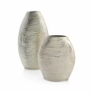 Textured Golden Metal Pot Luxury Decorative Planter for Home Styling Modern Dining Space and Balcony Interior Accent - Product Image 4