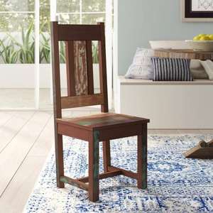 Marissa listón de madera maciza con respaldo, silla lateral de ocio, ajustable, moderna, para el hogar, oficina, sala de estar, muebles de la mejor calidad, la mejor colección - Product Image 6