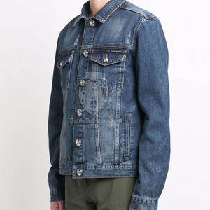 Vestes en jean pour hommes avec coton, style streetwear, logo de marque de haute qualité, prix les plus bas, design personnalisé, vestes en jean pour hommes - Product Image 3