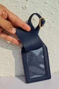 Étiquette de bagage en cuir véritable pour sacs de voyage, étiquettes d'identification pour étuis de costume, étiquettes de sac pour bagages - Product Image 3