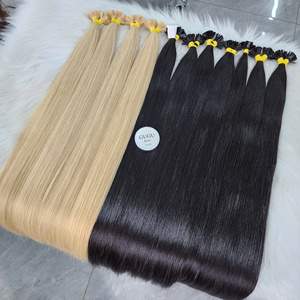 Extensiones de Cabello Humano 100% Vietnamita Rubio Liso y Ondulado con Punta Plana de Doble Queratina, Pre-Adheridas, Calidad 12A Virgen - Product Image 4