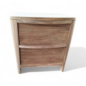 Élégance Tables de chevet en bois de teck sur mesure 2 tiroirs Tables de chambre à coucher en bois avec couleurs personnalisées pour appartements Villa Resort - Product Image 6