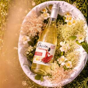Vino Blanco Sin Alcohol Pasion Flamenca 100% Airen 0.0% ABV Vino Español Sin Alcohol 750ml - Product Image 2