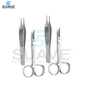 Juegos de diferentes piezas de acero inoxidable de instrumentos quirúrgicos de vendaje para cirugía hospitalaria por instrumentos quirúrgicos SUAVE - Product Image 6