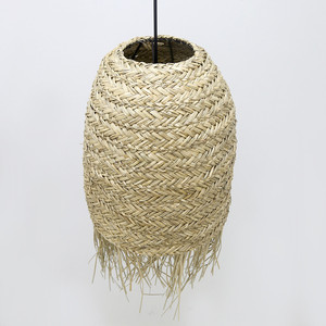 Seagrass pantalla nueva moderna para el hogar decorativo mimbre de ratán natural al por mayor pantallas de lámpara cubre marcos seagrass pantalla - Product Image 6