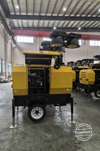 Hot Bán 6M 7M 9M Chiếu Sáng Tháp Máy Phát Điện Diesel Đặt Điện Nâng Di Động Ngoài Trời Di Động Ánh Sáng Tháp - Product Image 4