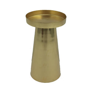 Nouveau décoratif métal bougie pilier support or fini pour la maison mariage noël table éclairage décor à la main en vrac - Product Image 1