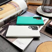 Funda para Teléfono Móvil 100% Compostable, Hecha de Paja de Trigo, Ecológica, Degradable, con Diseño de Armadura Impresa con UV, Resistente a Impactos y con Protector de Cámara