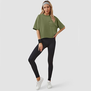 เสื้อยืดเอวลอยสำหรับผู้หญิงพิมพ์ลายด้านหน้าและด้านหลัง - Product Image 2