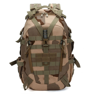 Heavy Duty Tactical Camouflage Oxford Backpack Waterproof MOLLE Assault <b>Pack</b> Trekking Gym Survival Anti-Theft 36-55L Capacity - Product Image 6