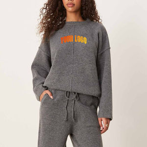 Chándal Deportivo de Invierno para Mujer, 100% Algodón, Corte Regular, Transpirable, con Logotipo Personalizado, Diseño Personalizado al por Mayor - Product Image 5