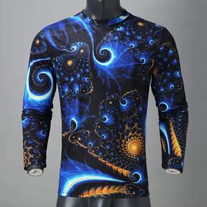 2025 T-shirt à manches courtes tissé respirant et écologique prêt à marcher pour hommes personnalisés avec un design imprimé personnalisé - Product Image 3