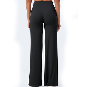 Mallas de gimnasio de talla grande de cintura alta, sólidas, ecológicas, de secado rápido, deportivas, ajustadas, sin costuras, cómodas, recién llegadas, pantalones para mujer - Product Image 4