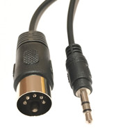 5-Pin-DIN-Stecker auf 3,5-mm-Stereo-Klinkenstecker Audiokabel