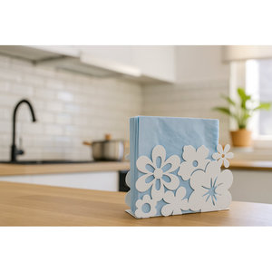 Élégant porte-serviettes en fer chaîne personnalisée organisateur de stockage de mouchoirs de table pour hôtels restaurants et repas à domicile - Product Image 2