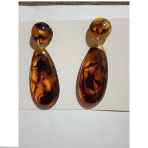 Customized Resin Drop <b>Earrings</b> for Women Fashion Designs for Weddings Parties or Gifts - Product Image 3