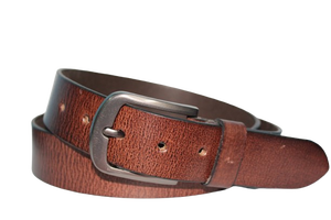 Cinturón de Cuero de Estilo Italiano de Lujo, Acabado Resistente a los Arañazos, Estampado Exclusivo Directo de Divine International - Product Image 3