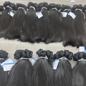Extensions de cheveux naturels vietnamiens non traités, tissage de cheveux humains véritables, Thanh An Big Suppliers, 100% cheveux vietnamiens, lisses ou ondulés - Product Image 3
