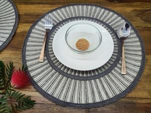 Luxury Seed Beads Embroidery Placemats-Eco-Friendly Handmade Customizable for Weddings & Home Decor - Product Image 2