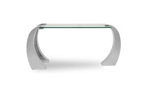 โต๊ะคอนโซลตกแต่งลายหินอ่อนหรูหราทันสมัยโต๊ะโลหะสีทองสำหรับห้องนั่งเล่นของโรงแรมโต๊ะกาแฟ - Product Image 2