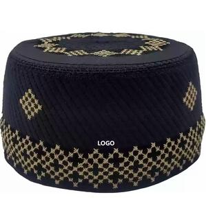 Chapeaux musulmans islamiques Topi maille élégant arabe Qatar chapeaux élégants musulmans conception imprimée personnalisée porter la tête en prière - Product Image 1