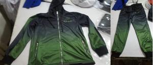 Conjunto de sudaderas con capucha y pantalones de chándal estampados de algodón 100% de alta calidad, ropa de calle, chándales, estiramiento ecológico en cuatro direcciones para hombres - Product Image 2